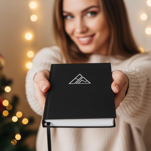 Self-Mastery Journal for Men with Prompts - 13 Week Guided Gratitude Journal - 5 Minute Journal - Reflection Manifestation Journals for Mindfulness - Self Care Journal - Goal Journal for Women & Men - color: Black