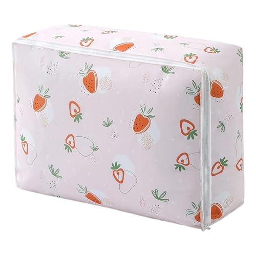 Multipurpose PEVA Storage Bag Sturdy Zippered Designs for Bedding Clothes Travel Accessories Space Saving Storage Bag for Bedding - color: C