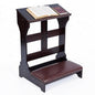 Prayer Bench Kneeler, Solid Pine Wood Kneeling Bench with Cushion for Home and Church, Durable Comfortable Prayer Altar Stool for Catholic Christian Worship
