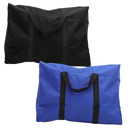 VANZACK 2Pcs Oxford Cloth Quilt Storage Bag for Moving Multi Use Luggage Organizer Durable Travel Bag for Comforters Pillows and Clothes