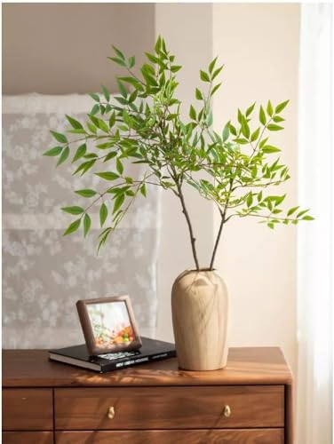 Vases Desktop Ceramic Ornament Decor Zen Flower Arrangement Living Room Dining Table Hotel Shop Foyer Bar(25X12CM) - size: 25X12CM