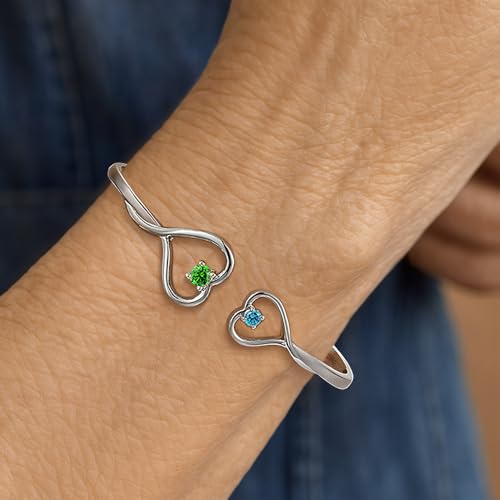 callie Personalized Women Bracelet, Family Bracelet Mother's Day Birthday Gifts for Mom Grandma Wife - color: Brass