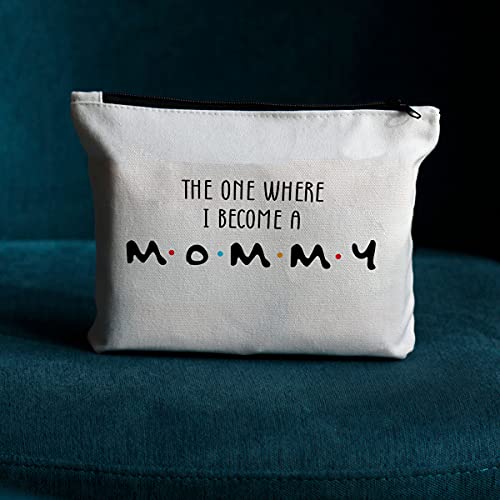 New Mom Gifts Makeup Bag Girl Boy Mom Cosmetic Bag Funny Baby Shower Gifts Pregnancy Announcement Travel Toiletry Bag Christmas Thanksgiving Birthday Gift for Momen Mother New Mommy First Time Moms - color: multi194