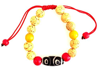 OMA Rudraksha Bracelet Spiritual Healing Stretch Bracelet to Regulate Blood Pressure and Body Fat BRAND - style: Third Eye
