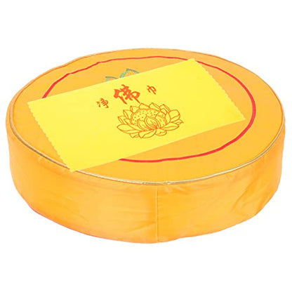 Happyyami Ancestral Hall Prayer Meditation Cushion Chanting Seat Pad Yoga Mat Design - color: Yellow