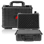 Jack Boss 16x 12.8x 6.8 Inch Hard Case, Portable Weather Waterproof Protective Camera Case with Customizable Foam, Fit Use of Drones, Camera, Equipments, Black - color: BLACK, size: 16x12.8x6.8 in
