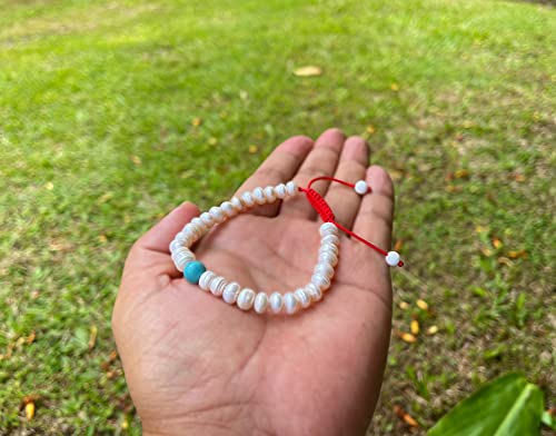 Handmade Fresh Water Wrist Mala Bracelet, Beaded Bracelet, Meditation Beads, Yoga Jewelry, Mindfulness Gift, Spiritual Accessory