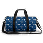 South Carolina Flag Art Cylindrical Portable Fitness Bag, Large Capacity Handbag - color: South Carolina Flag art