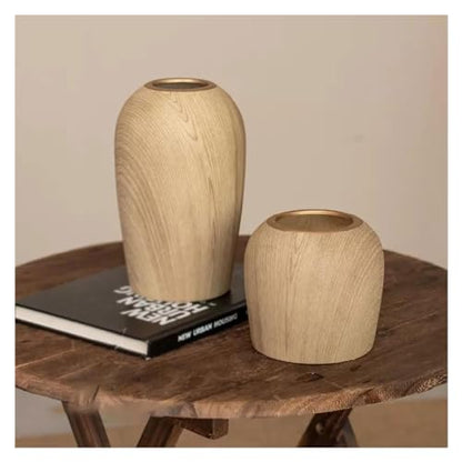 Vases Zen Ceramic Ornament Decor Flower Arrangement Desktop Living Room Dining Table Hotel Shop Foyer Bar(2PC)
