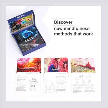 Mindfulness Cards | 48 Research-Backed Techniques for Real-Life Situations | Emotional Intelligence, Growth Mindset, Conflict Resolution, & Daily Mindfulness - color: Mindfulness Cards