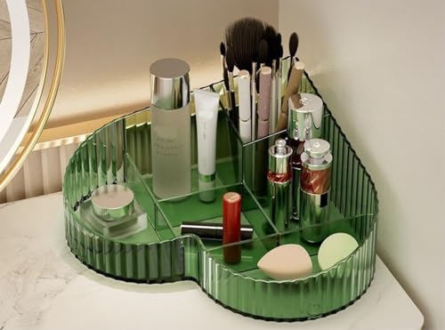 Jewelry Box Simple Storage Box Desktop Transparent Creative Home Storage Box Love Light Luxury Cosmetics Storage Box Jewelry Organizer