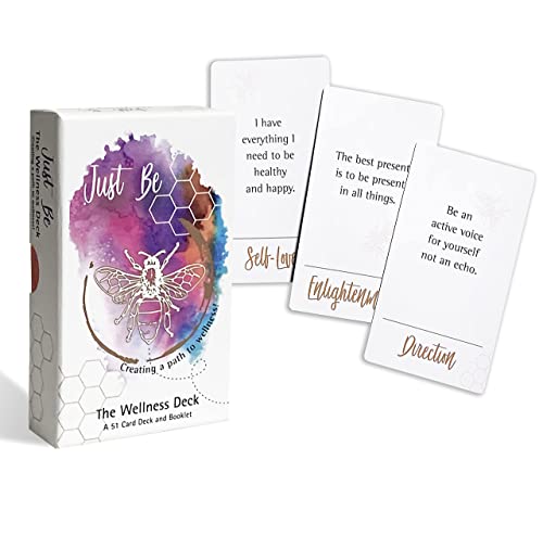 Just Be - The Wellness Deck: Card Deck for Guidance, Motivation and Inspiration. Great for Therapy and Building self-Esteem. GT3421