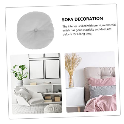 Levemolo Grey Cushion Restorative Yoga Props Zafu Meditation Pillow Zabuton Floor Seat Meditation Decor Comfortable for Adults