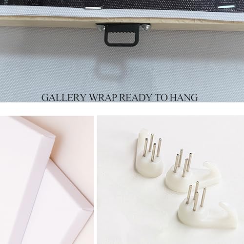 YeiLnm Zen Wall Decor Minimalist Pictures for Spa 12x16 inches