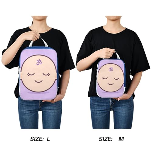 Portable 3 Set Packing Travel Bags Polyester Closet Organizer Bag, Meditation Zen Look (3 Set) - color: Meditation Zen Look