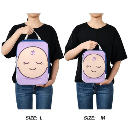 Portable 3 Set Packing Travel Bags Polyester Closet Organizer Bag, Meditation Zen Look (3 Set) - color: Meditation Zen Look