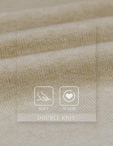 PULI Womens Large Cross Front Poncho Sweater Wrap Topper Knitted Elegant Shawls Cape for Fall Winter - color: 2-barley Twist With Button
