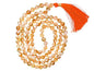 Amazing Gemstone Citrine Mala Beads - 108 Prayer Beads for Meditation and Mindfulness Practice, Handcrafted Mala Beads with Natural Gemstones for Spiritual Healing and Relaxation (Plain) - color: Citrine, style: Plain