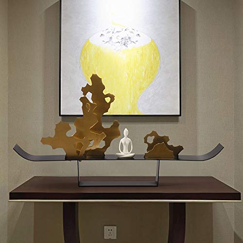 New Chinese Zen Metal Rockery Ornaments Dry Landscape Tea Room Living Room Entrance Hotel Home Decoration