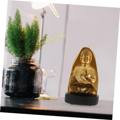 Resin Buddha Tealight Holder Candle Holder for Home Decor Meditation and Zen Spaces Creative Desktop Accent for Relaxation and Ambiance