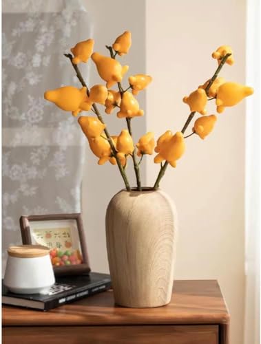 Vases Desktop Ceramic Ornament Decor Zen Flower Arrangement Living Room Dining Table Hotel Shop Foyer Bar(2PC) - size: 2PC