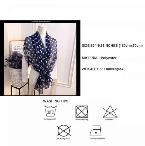 Pokeedioty Scarfs for Women Lightweight Fashion Scarves Elegant Floral Pattern Sheer Scarfs Sunscreen Shawls Wraps - color: P 0119