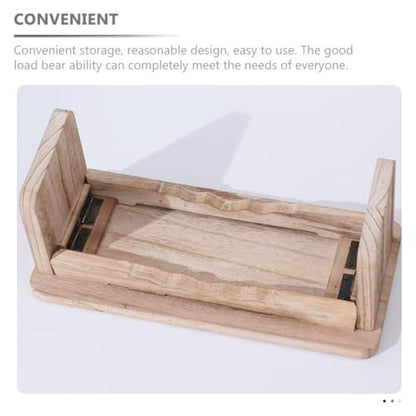 Multi-Functional Kneeling Stool Wooden Meditation Bench Zen Stool Non-Slip