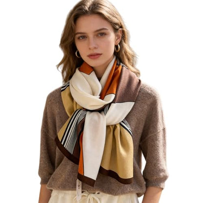 Women Scarf Neck Scarves Headscarf Fashion Scarves Long Lightweight Shawls for Women BA23 - color: Ba236