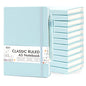 feela 12 Pack Notebooks Journals Bulk, Hardcover Notebook Classic Ruled Lined Journals with Pen Holder for Women Girls School Business Supplies, with 12 Black Pens, 120 GSM, 5.1”x8.3”, A5, Sky Blue - color: 12 Sky Blue