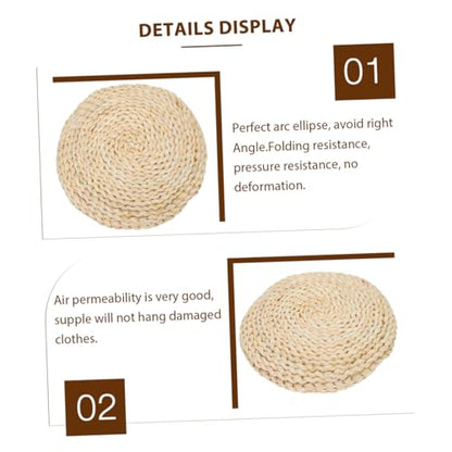 Handmade Corn Bran Meditation Mat Comfortable Decorative Yoga Cushion for Home for Sitting and Relaxation with Silk Cotton Filling