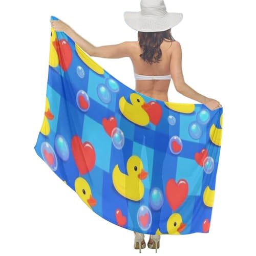 Fashion Chiffon Beach Sarong Sheer Swimsuit Wrap Tranel Long Scarf Decor - color: Color568
