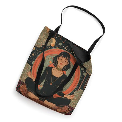 Meditate Yoga Meditation Spiritual Warrior Buddha Tote Bag