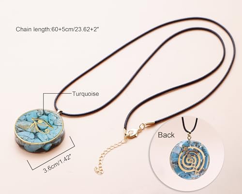 Day Day Up Tree of Life & OM Symbol Orgone Pendant Necklace – Chakra Balancing Energy Jewelry for Meditation - style: Style 1