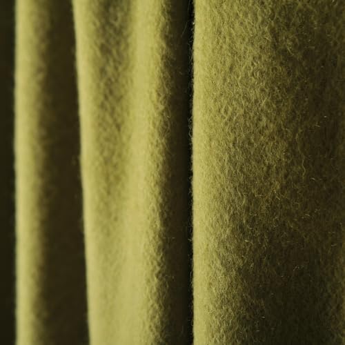 CUDDLE DREAMS Premium Cashmere Throw Blanket with Fringe, Luxuriously Soft (Bamboo Green) - color: Bamboo Green