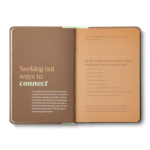 Compendium – Connection Every Day Guided Journal: A Daily Practice for Community and Self-Reflection – A 5-Minute-a-Day Personal Growth Notebook – An Inspiring Daily Journal for Forming New Habits