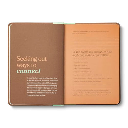 Compendium – Connection Every Day Guided Journal: A Daily Practice for Community and Self-Reflection – A 5-Minute-a-Day Personal Growth Notebook – An Inspiring Daily Journal for Forming New Habits