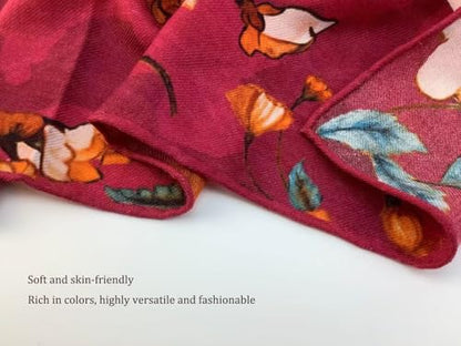 Cashmere-soft Mercerized wool Shawl Pashmina Lightweight Travel Wrap & Evening Scarf |Office |Wedding - color: 13 Tea Brown