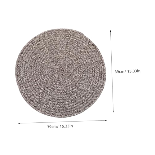 Seat Cushion Round Floor Pillow Giant Woven Floor Mat Comfortable Sitting Pillow for Home and Office