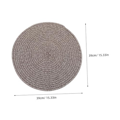 Seat Cushion Round Floor Pillow Giant Woven Floor Mat Comfortable Sitting Pillow for Home and Office