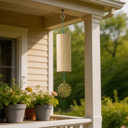 Handmade Bamboo Meditation Wind Chime/Superbly pleasant to the ear/Instantly calms the mind/Perfect for Christmas/Birthdays/Mother's Day/Housewarming/The Gift of Breathable Peace