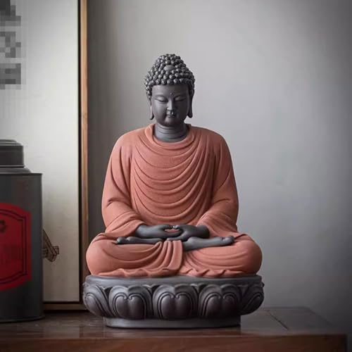 Sculpture Meditating Statue Entrance Zen Statue Ornaments Office Ceramic Crafts Ornaments Figurine Sitting
