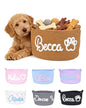 Personalized Dog Cat Toy Basket with Embroidery Name, Customized Puppy & Kitten Toy Storage Bins, Cute Handmade Cotton Rope Organizer for Snacks, Pet Supplies, Easter Birthday Gifts Basket for Pets