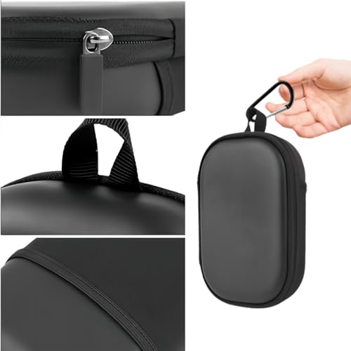 Headphones Case for Bose QC45/QC35/QC25/QC15/QC Ultra II/Ultra Gaming Headset, QC25, PU Hard Shell Travel Carrying Case Bag with Cable Storage for Bose QC45 II, QC35 II Accessories