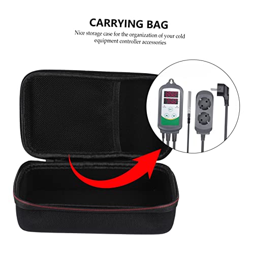 Lurrose Locked Storage Box Storage Case for Organizers Pressure-resistant Eva Material Carry Case Cold Equipment Controller Bag