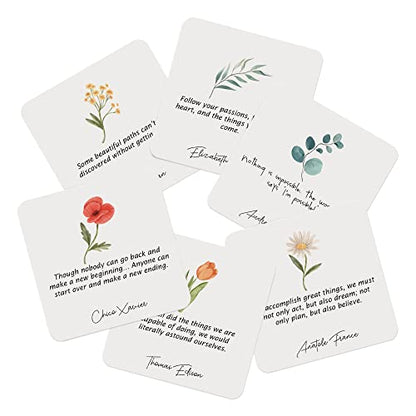 Dessie 60 Motivational Encouragement "You Can Do This" Cards - size: 3.5 x 3.5 inches, style: You can do this