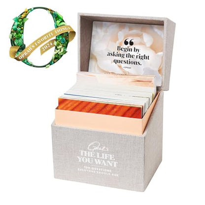 Oprah's The Life You Want 100 Questions Everyone Should Ask Conversation Cards: Reveal Things You Never Knew About Your Friends, Family, and Yourself!