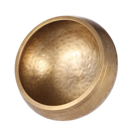 Singing Bowl Handmade Buddha Sound Bowl 2.8 Inch Tibetan Bell Metal with Striker Buddhism Relaxation