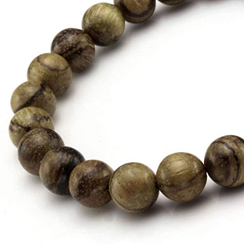 Men Women Wooden Bead Bracelet Natural Wood Yoga Bracelet Bangle - color: E:6pcs 8mm
