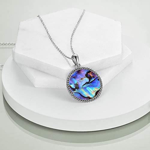 ONEFINITY Lotus Necklace 925 Sterling Silver Moonstone Pendant Necklace Yoga Lotus Jewelry for Women - style: style A