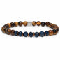 Tigranes Premium Natural Stone Bracelet Collection – Handmade Gemstone Jewelry in Luxury Branded Gift Box - style: Midnight Tiger’s Eye